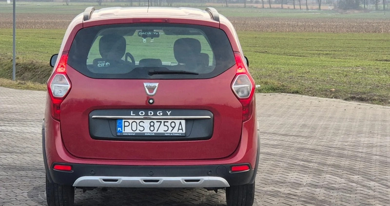 Dacia Lodgy cena 46400 przebieg: 144000, rok produkcji 2019 z Grodzisk Mazowiecki małe 172